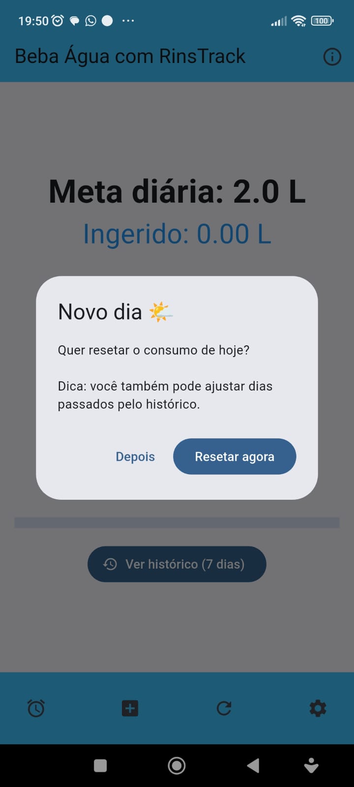 Diálogo de novo dia